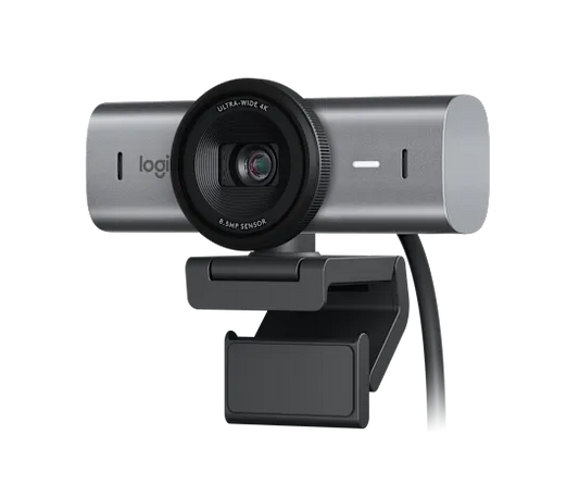 Webcam Logitech Mx Brio Uhd 4k 2160p 30 Fps Zoom 4x Auto Enfoque Ia Tapa De Privacidad Integrada Usb-c
