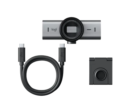 Webcam Logitech Mx Brio Uhd 4k 2160p 30 Fps Zoom 4x Auto Enfoque Ia Tapa De Privacidad Integrada Usb-c