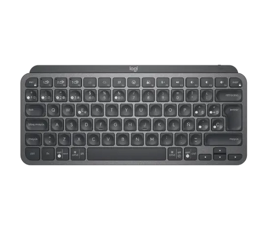 Teclado Logitech Mx Keys Mini Graphite Iluminado Master Series Inalambrico Bolt Bluetooth Usb-c Usb