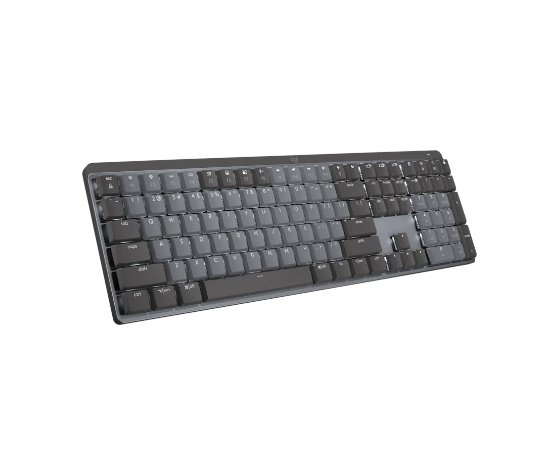 Teclado Logitech Mx Mechanical Iluminado Inalambrico Logi Bolt Bluetooth Usb-c Grafito