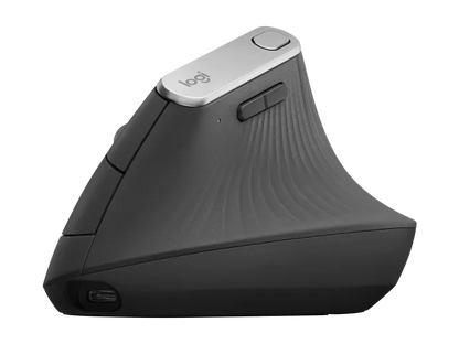 Mouse Logitech Mx Vertical Ergonomico Easy-switch Recargable Bluetooth Unifying Grafito
