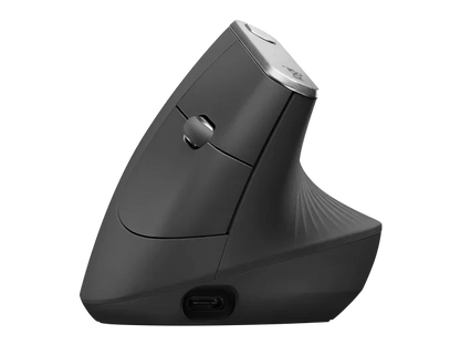 Mouse Logitech Mx Vertical Ergonomico Easy-switch Recargable Bluetooth Unifying Grafito