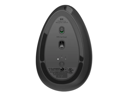Mouse Logitech Mx Vertical Ergonomico Easy-switch Recargable Bluetooth Unifying Grafito