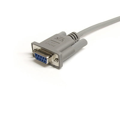 Cable De 1.8m De Extensin Db9 Serie Rs232 Ega Macho A Hembra - Extensor Gris - Startech.com Mod. Mxt100