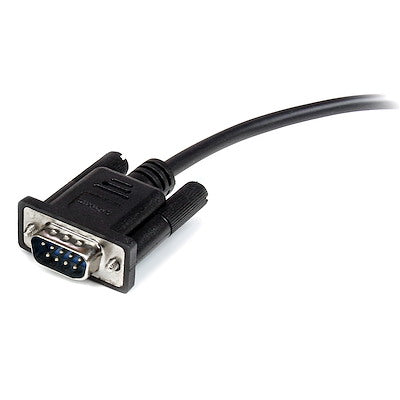 Cable De 2m De Extension Directo Straight Through Serial Rs232 Video Pantalla Ega Db9 Macho A Hembra - Extensor Negro - Startech.com Mod. Mxt1002mbk