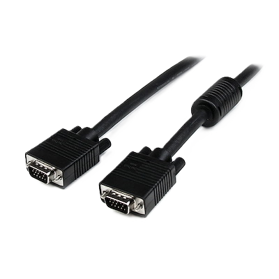 Cable Vga De 10.6m Coaxial De Video De Alta Resolucion Para Pantalla De Computadora - 2x Hd15 Macho - Negro - Startech.com Mod. Mxt101mmhq35
