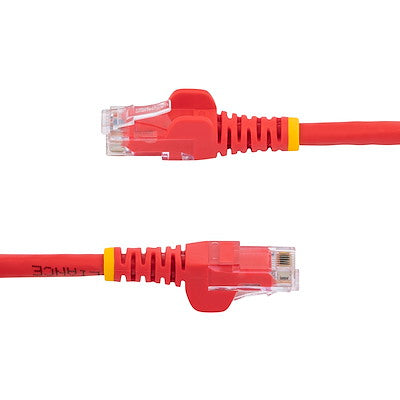 Cable De 15m De Red Gigabit Ethernet Utp Patch Cat6 Cat 6 Rj45 Snagless Sin Enganches - Rojo - Startech.com Mod. N6patc15mrd