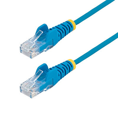 Cable De 30cm De Red Ethernet Cat6 Delgado Sin Enganches - Cable De Red Snagless - Azul - Startech.com Mod. N6pat1bls