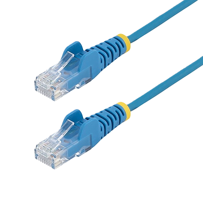 Cable De 30cm De Red Ethernet Cat6 Delgado Sin Enganches - Cable De Red Snagless - Azul - Startech.com Mod. N6pat1bls