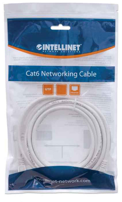 Cable Patch,intellinet,341950, Cat 6,  1.5m( 5.0f) Utp Blanco