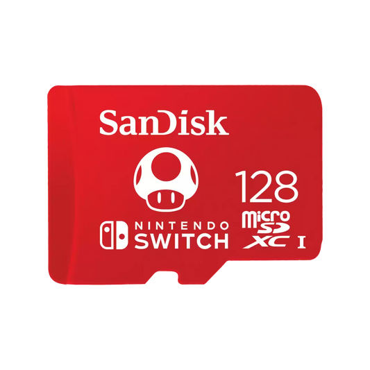 Memoria Sandisk Micro Sdxc 128gb Nintendo Switch 100mb/s 4k U3 V30 Sdsqxao-128g-gnczn