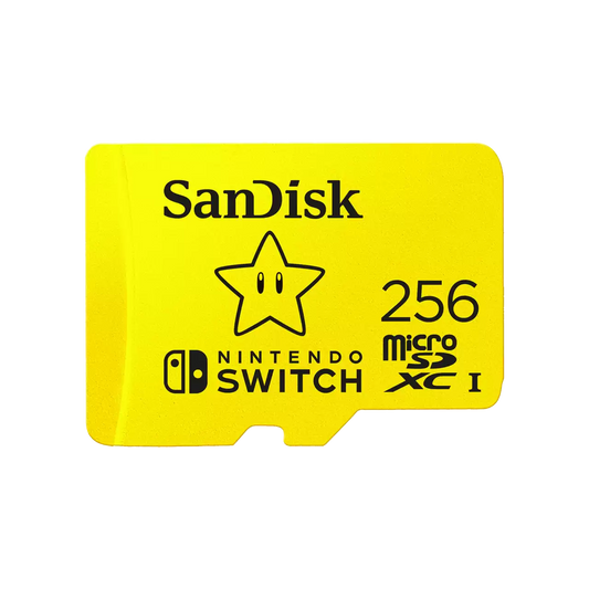 Memoria Sandisk Micro Sdxc 256gb Nintendo Switch 100mb/s 4k U3 V30 Sdsqxao-256g-gnczn