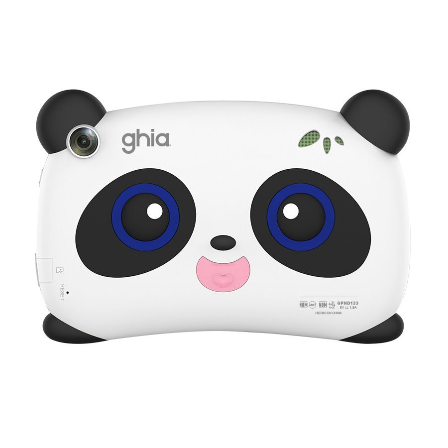 Tablet Ghia Panda 7 Pulg Ips /a133 Quadcore/2gb Ram/32gb /2cam/usb C Wifi/bluetooth/2500mah/android 11 Go /ojos Azules