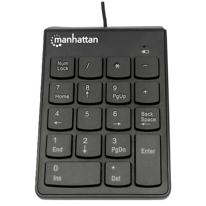 Teclado,manhattan,176354, Numerico Usb Negro