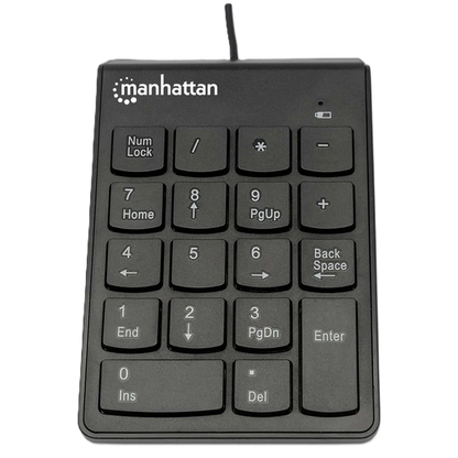 Teclado,manhattan,176354, Numerico Usb Negro