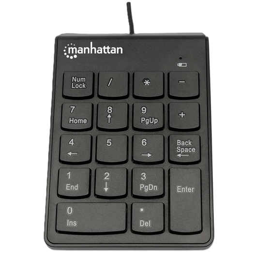 Teclado,manhattan,176354, Numerico Usb Negro