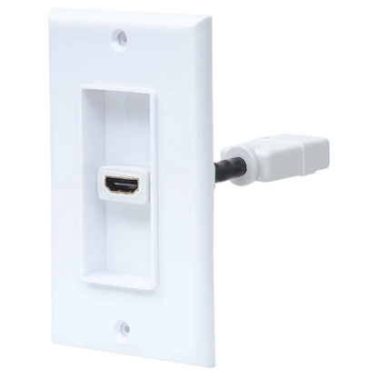 Cople Hdmi,manhattan,771719, Blanco Con Faceplate 1 Puerto