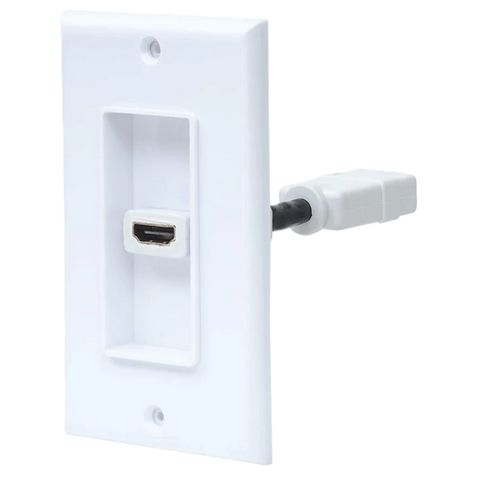 Cople Hdmi,manhattan,771719, Blanco Con Faceplate 1 Puerto