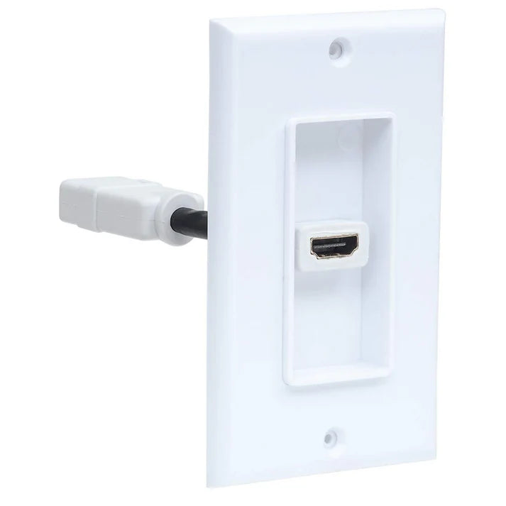 Cople Hdmi,manhattan,771719, Blanco Con Faceplate 1 Puerto