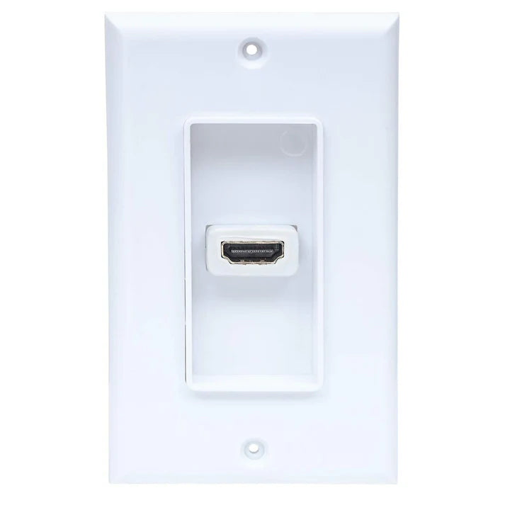 Cople Hdmi,manhattan,771719, Blanco Con Faceplate 1 Puerto