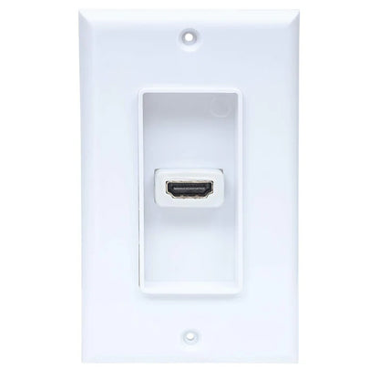 Cople Hdmi,manhattan,771719, Blanco Con Faceplate 1 Puerto