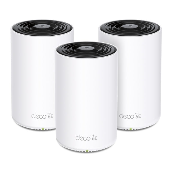 Router Inalámbrico Mesh Interior Para Hogar / Doble Banda Wi-fi 6e Ax5400 Mbps / 3 Puerto Gigabit Wan/lan / 4 Antenas Internas / Administración Mediante La App Deco (ios, Android) / Protección Homeshield