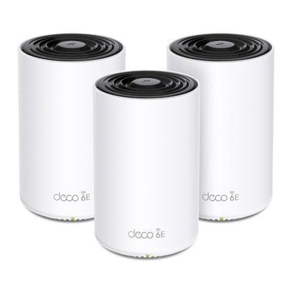 Router Inalámbrico Mesh Interior Para Hogar / Doble Banda Wi-fi 6e Ax5400 Mbps / 3 Puerto Gigabit Wan/lan / 4 Antenas Internas / Administración Mediante La App Deco (ios, Android) / Protección Homeshield