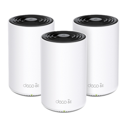 Router Inalámbrico Mesh Interior Para Hogar / Doble Banda Wi-fi 6e Ax5400 Mbps / 3 Puerto Gigabit Wan/lan / 4 Antenas Internas / Administración Mediante La App Deco (ios, Android) / Protección Homeshield