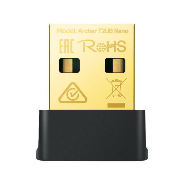 Tarjeta De Red | Tp-link | Archer T2ub Nano | Ac600 | Wi-fi Bluethoot Usb 4.2 / 2,4 Ghz 5 Ghz | Compatible Con Windows 11/10/8.1/8/7