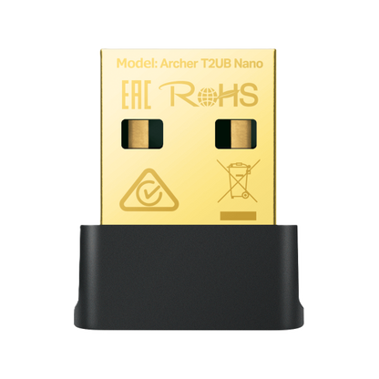 Tarjeta De Red | Tp-link | Archer T2ub Nano | Ac600 | Wi-fi Bluethoot Usb 4.2 / 2,4 Ghz 5 Ghz | Compatible Con Windows 11/10/8.1/8/7