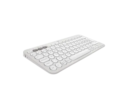 Teclado Logitech Pebble Keys 2 K380s Blanco Inalambrico Easy-switch Bluetooth Logi Bolt No Incluido. (espaÑol)