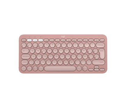 Teclado Logitech Pebble Keys 2 K380s Rosa Inalambrico Easy-switch Bluetooth Logi Bolt No Incluido. (espaÑol)