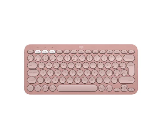 Teclado Logitech Pebble Keys 2 K380s Rosa Inalambrico Easy-switch Bluetooth Logi Bolt No Incluido. (espaÑol)