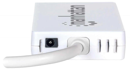 Adaptador Usb,manhattan,507578, V3.0 A Red Gb  + Hub 3 Ptos Mh