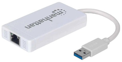 Adaptador Usb,manhattan,507578, V3.0 A Red Gb  + Hub 3 Ptos Mh
