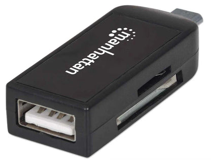Lector Tarjetas,manhattan,406222, Otg 24 En 1 Puerto Usb2.0