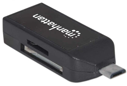 Lector Tarjetas,manhattan,406222, Otg 24 En 1 Puerto Usb2.0