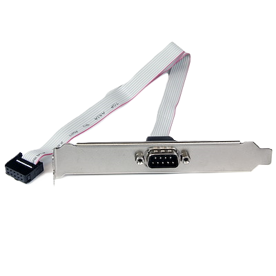 Adaptador De 40cm Header Cabezal Bracket Serial Db9 Rs232 A Idc 10 Pines Para Tarjeta Madre - Startech.com Mod. Plate9m16