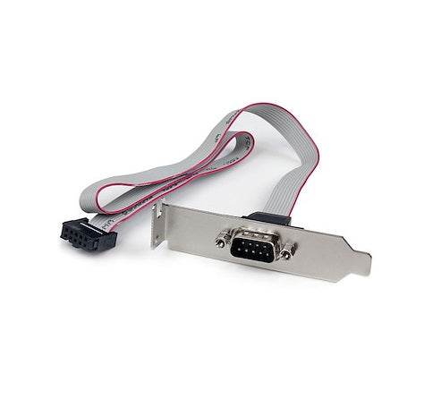 Adaptador De 0.4m Header Cabezal Bracket Serie Serial Db9 Rs232 A Idc 10 Pines Placa Base Perfil Bajo - Startech.com Mod. Plate9m16lp