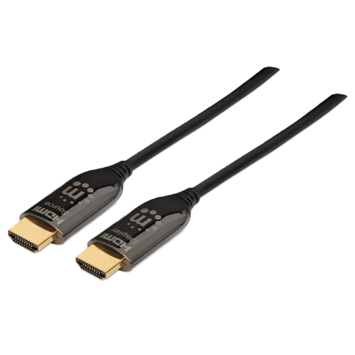 Cable Hdmi,manhattan,355438, 2.0 Fibra Optica M-m  30.0m