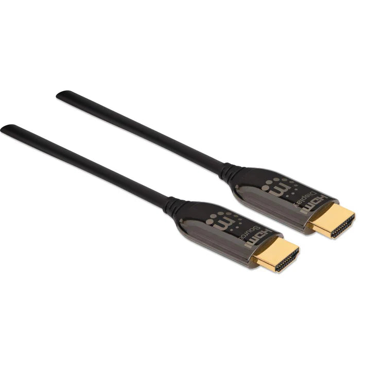 Cable Hdmi,manhattan,355445, 2.0 Fibra Optica M-m  50.0m