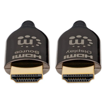 Cable Hdmi,manhattan,355445, 2.0 Fibra Optica M-m  50.0m