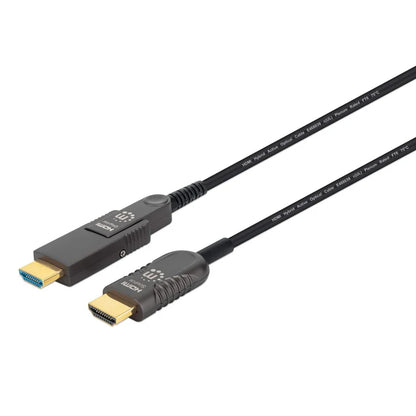 Cable Hdmi Fibra Optica /manhattan / 353243/ M-m  4k@60hz 20.0m Conector Hdmi Desmontable