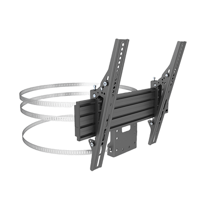 Montaje para pantallas de 32 a 65 pulgadas en columna | VESA 100 x 100 hasta 400 x 400 | Color negro | Cap. máx. 35 kg