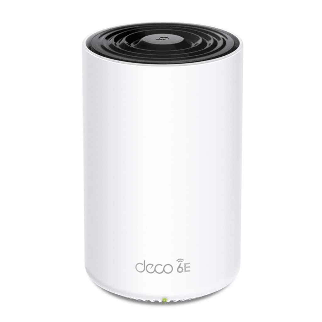 Router Inalámbrico MESH Interior para Hogar / Doble Banda Wi-Fi 6E AX5400 Mbps / 1 Puerto 2.5G WAN/LAN / 2 Puertos 1G WAN/LAN / 4 Antenas Internas / Administración Mediante la App Deco (iOS, Android) / Protección HomeShield
