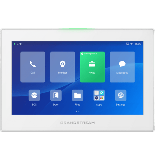 Estación de Intercomunicación SIP con Wi-Fi 6, Bluetooth y Control Total para Agendamiento de Salas y Edificios Inteligentes (Color Blanco)
