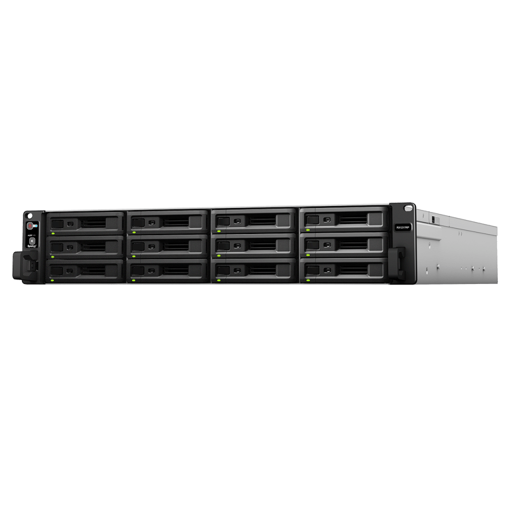 Unidad De Expansion Synology Rx1217rp 12 Bahias 3.5 Sata Hdd 2.5 Sata Hdd 2.5 Sata Ssd/hasta 120tb/hot-swap/rack2u