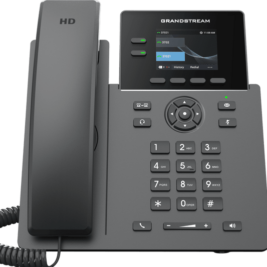 Teléfono ip grado operador de 2 líneas / grp2610 / aprovisionamiento sin intervención / 8 botones virtuales multiuso / pantalla lcd a color / seguridad carrier-grade / audio hd / conferencia de audio 5 vías / compatible con gdm