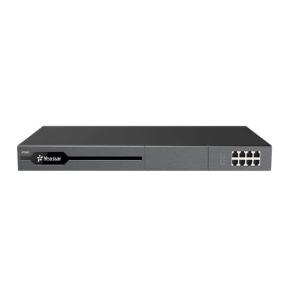 Conmutador enterprise modular Yeastar, 100 extensiones, 30 llamadas simultáneas