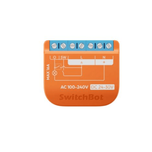 Switch Relevador Inteligente conectividad inalámbrica Wifi y BLE / Medición de Consumo / Control de Encendido Apagado / Compatible con asistentes de voz / Dimensiones 42x36x16 mm